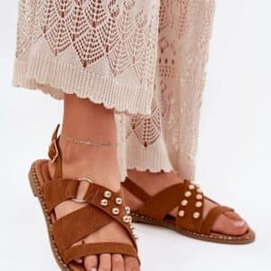 Sandały Model Zanira LX9616 Camel - Step in style