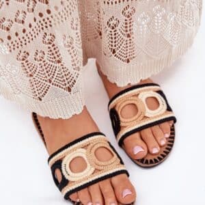 Sandał Klapki Model Nirina LX9607 Black - Step in style