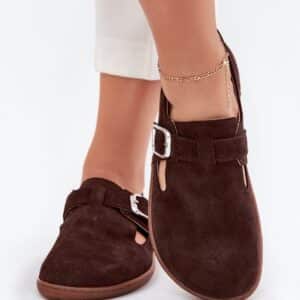 Półbuty Modle Zazoo N1261 Czekolada - Step in style