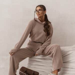 Spodnie Komplet Model Hope 404895616 Beige - LaBalancia