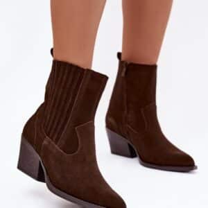 Botki Model Dylira 6350 Czekolada - Step in style