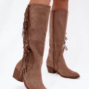 Kozaki Model Firlina 1155 Khaki - Step in style