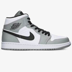 Nike Air Jordan 1 Mid Szare Light Smoke Grey 554724-092
